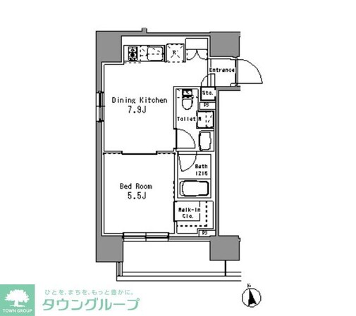 パークアクシス亀戸中央公園の物件間取画像